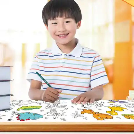 Children's Coloring Drawing Roll Sticker