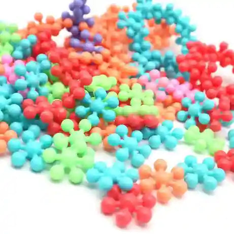 3D Multicolour Modern Building Blocks