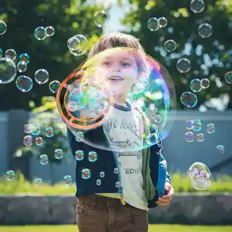 Electric Dinosaur Bubble Machine With Bubble Solution
