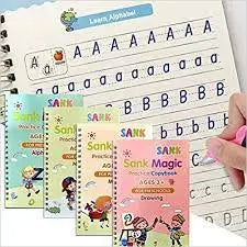 All English Grooved Calligraphy Practice Paste Book