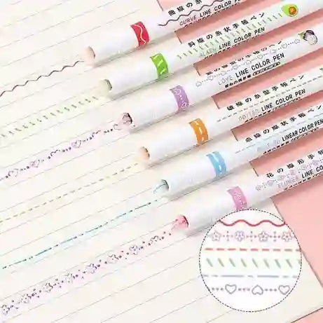 Curve Highlighter Pens